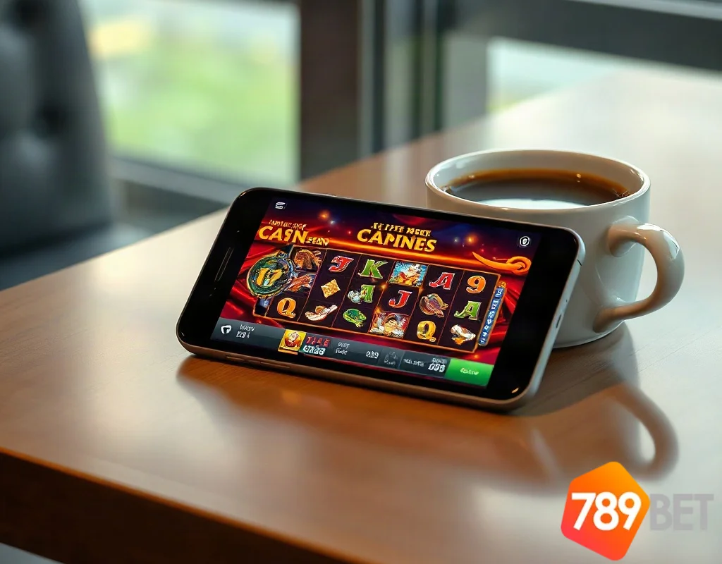 Chơi slot games 789BET trên điện thoại thông minh