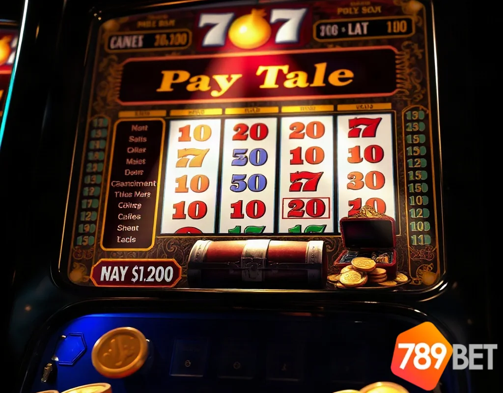 Bảng tỉ lệ trả thưởng và hũ vàng trong slot games 789BET